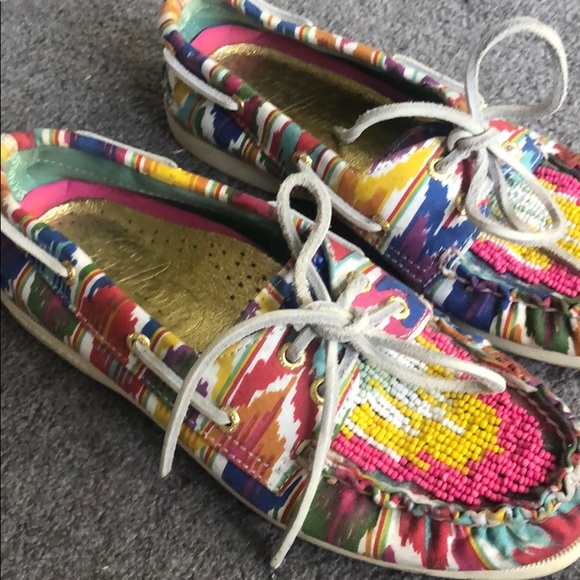 Beaded Sperry Top-Sider Shoes - Picture 2 of 4